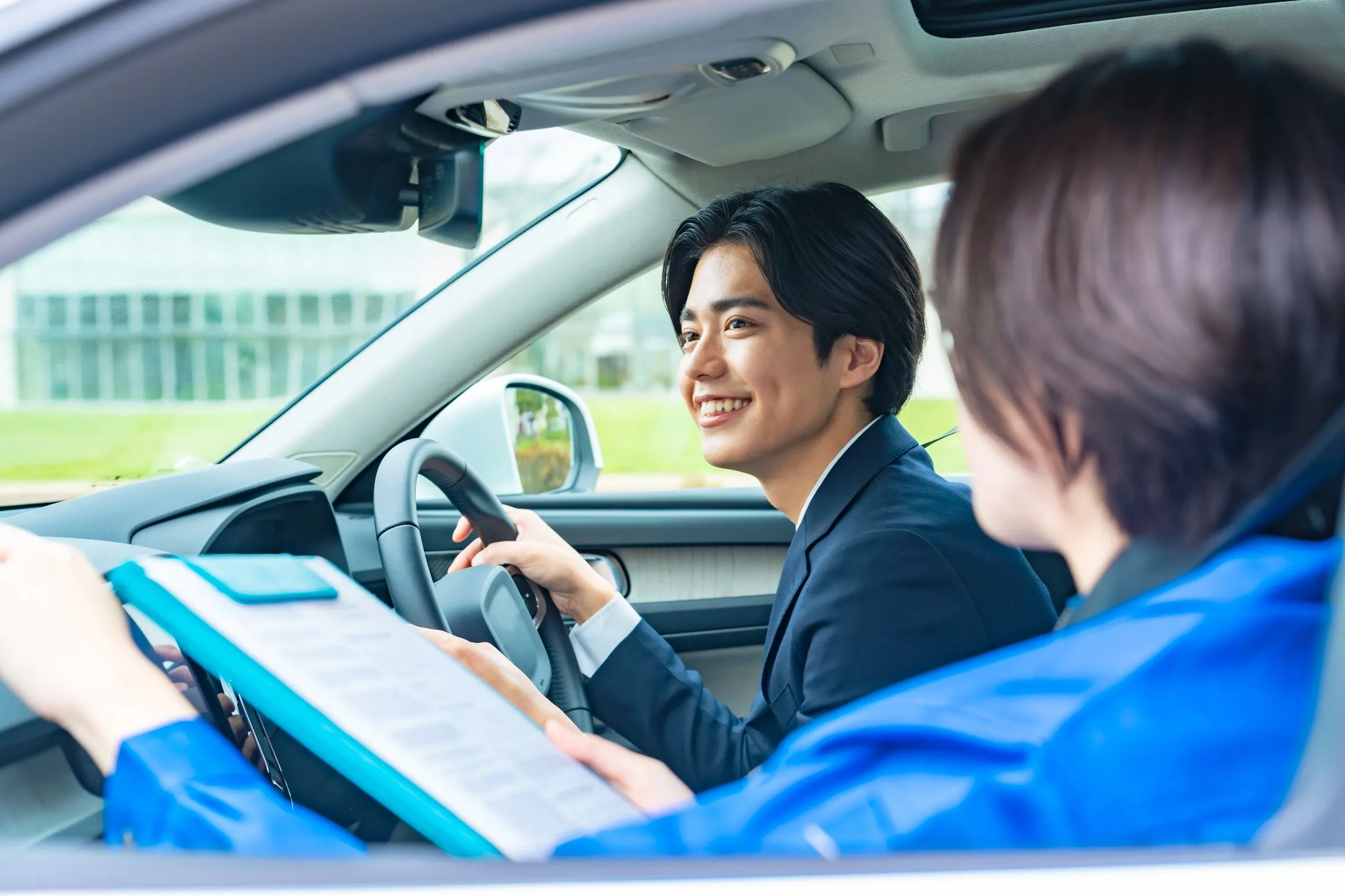 運転練習の様子